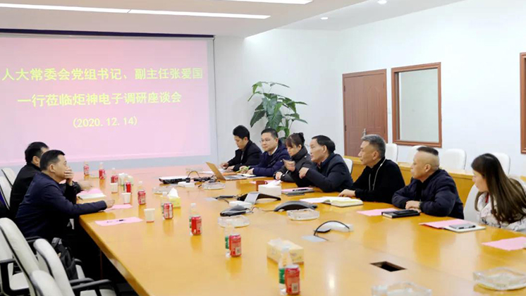 郴州市人大常委會(huì)黨組書記、副主任張愛國(guó)到炬神電子調(diào)研安全生產(chǎn)工作
